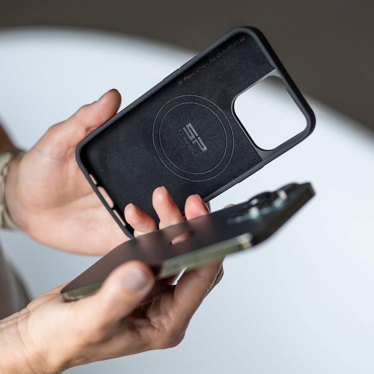 SP Connect SPC+ Mag Smartphone Case Black For iPhone 12 / 12 Pro