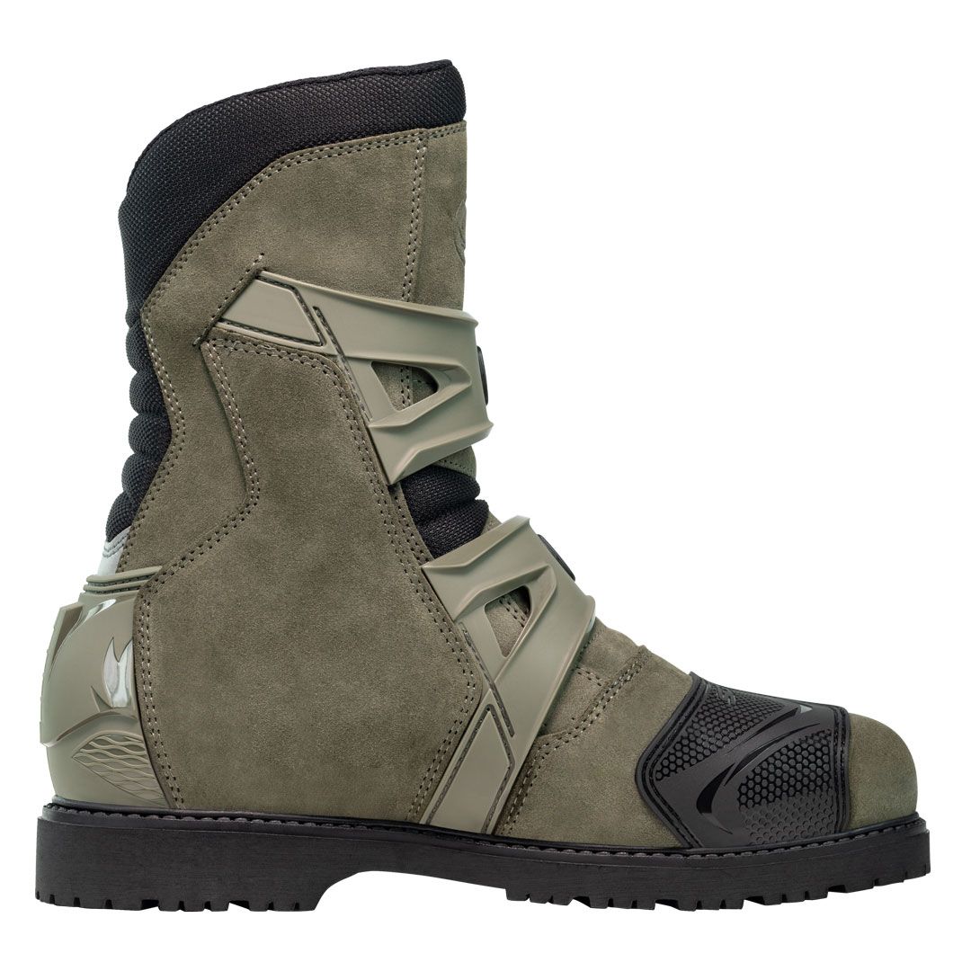 Sidi Mid Adventure 2 Gore-Tex Motorcycle Boots Military Green