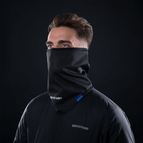 Oxford Advanced Storm Collar Motorcycle Neck Warmer Black