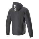 Alpinestars Radium Tech Motorcycle Armoured Hoodie Black Silver