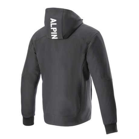 Alpinestars Radium Tech Motorcycle Armoured Hoodie Black Silver