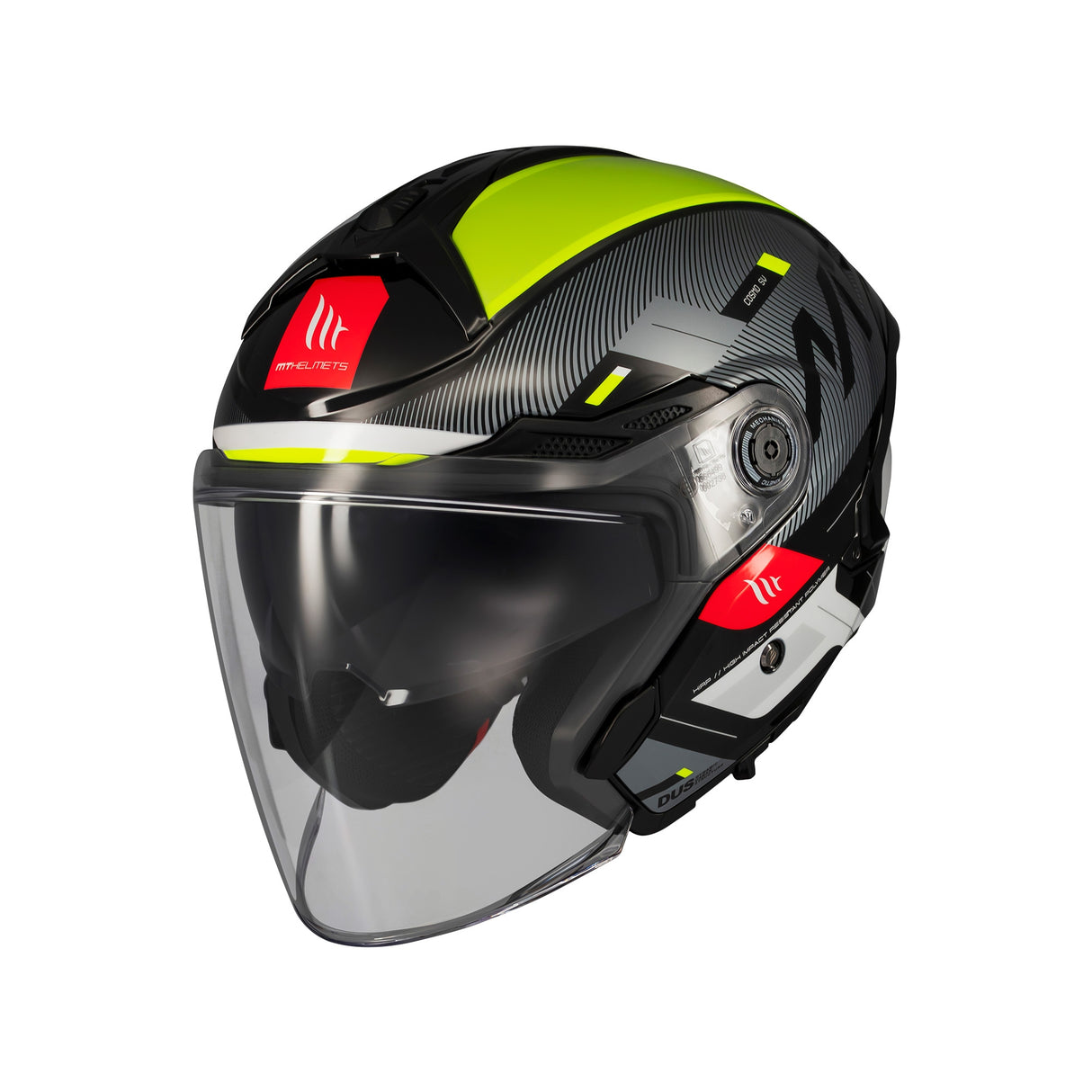 MT Cosmo Silence Open Face Helmet Fluo