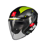 MT Cosmo Silence Open Face Helmet Fluo