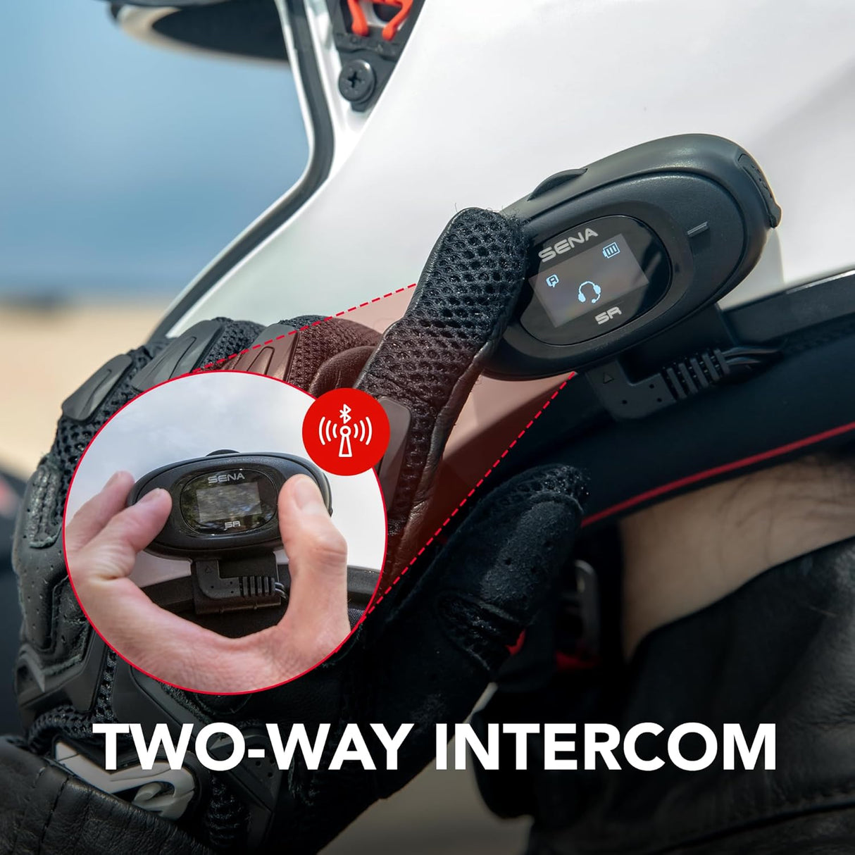 SENA 5R-01 Motorcycle Bluetooth Headset Intercom Communication System