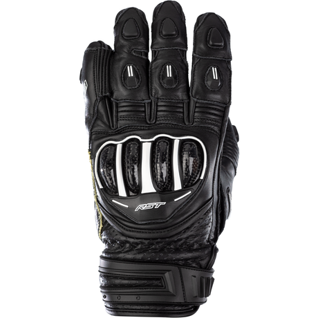 RST Tractech Evo 4 Short CE Motorcycle Leather Mens Gloves Black
