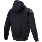 Alpinestars Chrome Ignition Armoured Hoodie Jacket Black Red Fluo