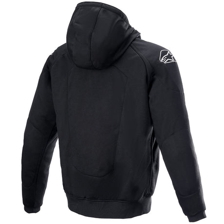 Alpinestars Chrome Ignition Armoured Hoodie Jacket Black Red Fluo