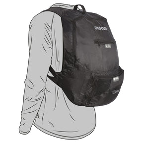 OXFORD Motorcycle Handy Sack Black 15L Fold-Away Backpack