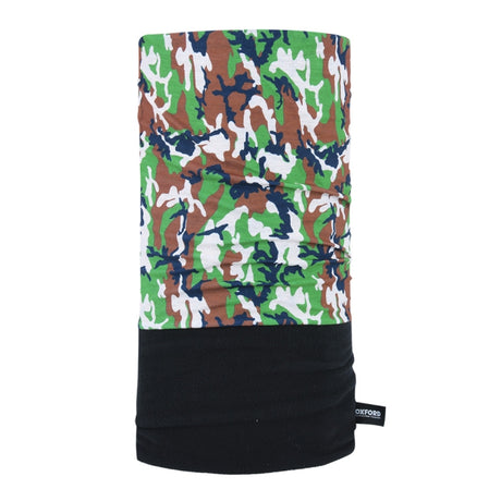 Oxford Snug Neck Tube Base Layers Green Camo