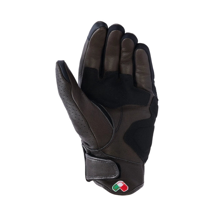 Alpinestars Mustang V3 Leather Men’s Motorcycle Gloves Brown Black