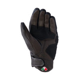 Alpinestars Mustang V3 Leather Men’s Motorcycle Gloves Brown Black