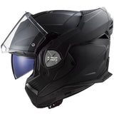 LS2 FF901 ADVANT X Matt Black Modular Motorcycle Helmet with LS2 4X UCS Intercom