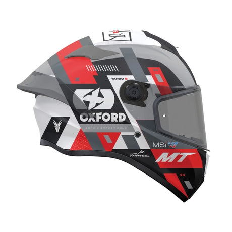 MT Targo S Sergio Garcia Motorcycle Full Face Helmet Red White