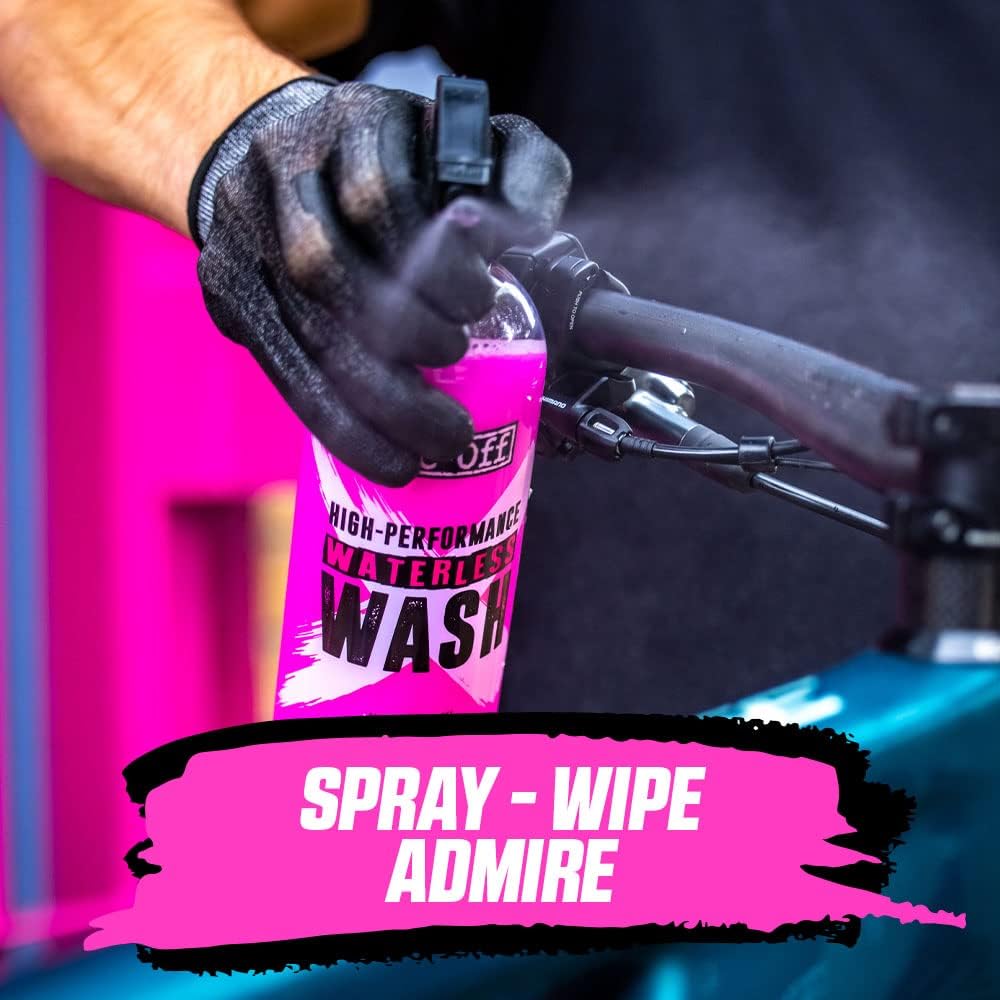 Muc-Off 1132 Waterless Wash Motorcycle Bike Cleaner Spray 750ml