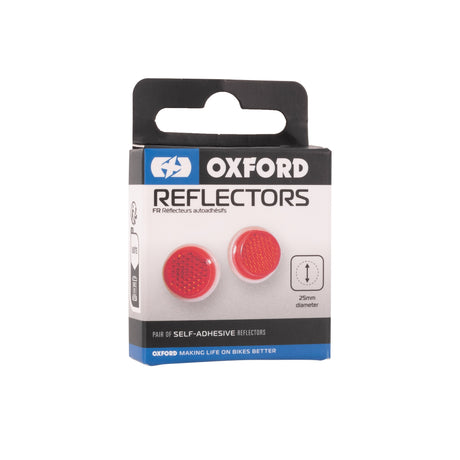 Oxford Self-Adhesive Reflectors - 25mm diam Pair