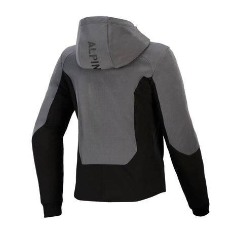 Alpinestars Stella Radium Tech Motorcycle Armoured Ladies Hoodie Grey Black