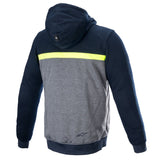 Alpinestars Chrome Street Armoured Hoodie Motorcycle Jacket Dark Navy Dark Grey