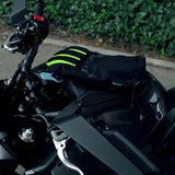 LS2 Thermorain Waterproof Gloves - Black / Hi-Vis Yellow