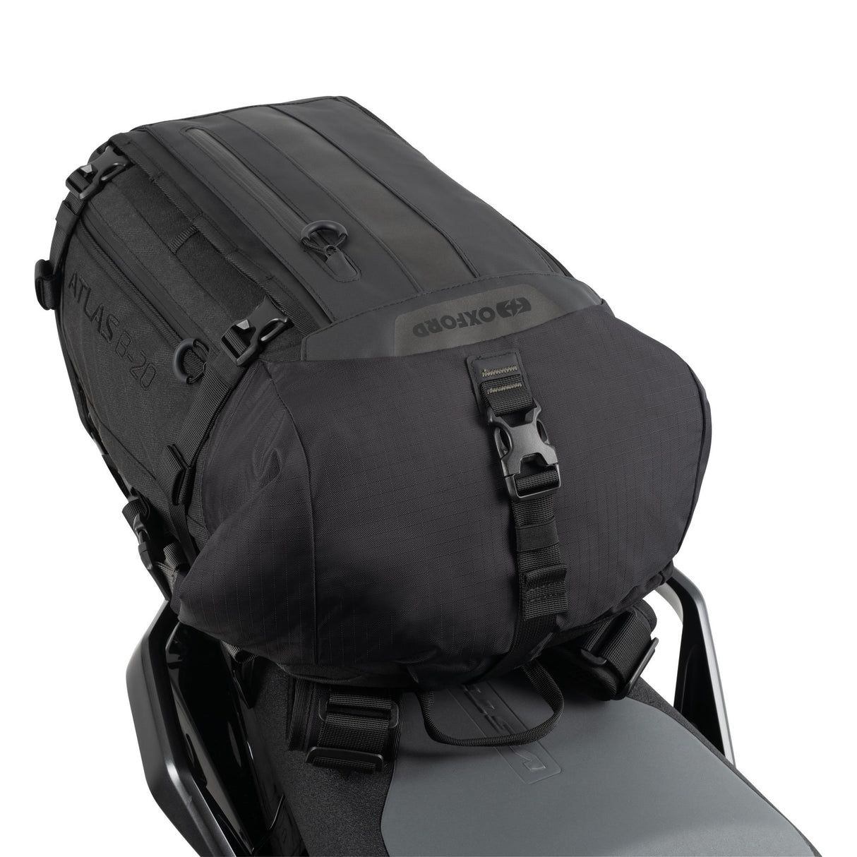 Oxford Atlas B-20 Advanced Backpack Motorcycle Motorbike Luggage 20L Black
