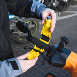 Oxford LK302 Motorcycle LeverLock Alarm Handlebar Brake Clutch Lock Yellow