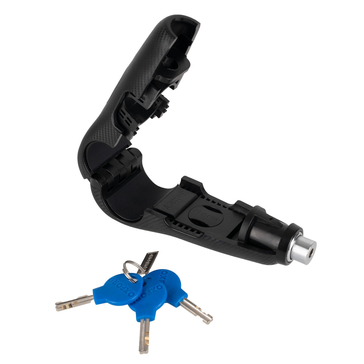 Oxford LK303 Motorcycle LeverLock Alarm Handlebar Brake Clutch Lock Black