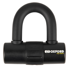 Oxford LK310 HD MAX Motorcycle Disc Lock 14mm Shackle Padlock Black