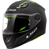 LS2 FF812 KID Solid Matt Black Junior Kids Motorcycle Helmet