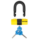 Oxford LK311 HD MAX Motorcycle Disc Lock 14mm Shackle Padlock Yellow