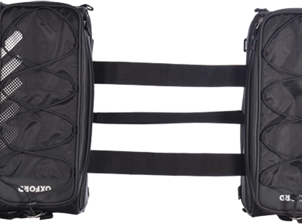 Oxford P50R Motorcycle Lifetime Panniers Motorbike Luggage 50L Black