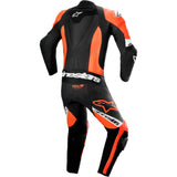 Alpinestars Missile V2 Ward One Piece Leather Suit Black Fluo Red White