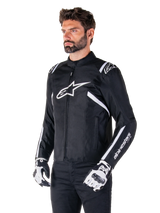 Alpinestars T-SPS V2 Waterproof Men’s Motorcycle Jacket - Black / White