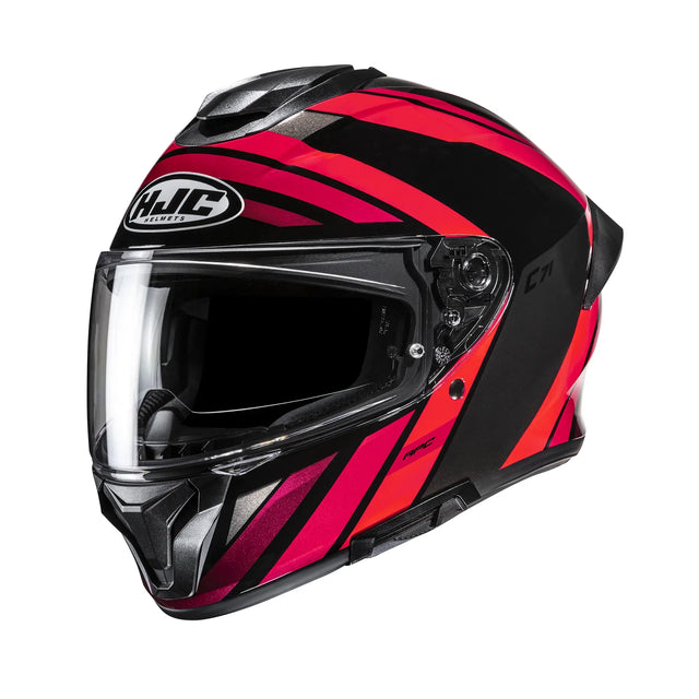HJC C71 Faber Motorcycle Full Face Helmet Red