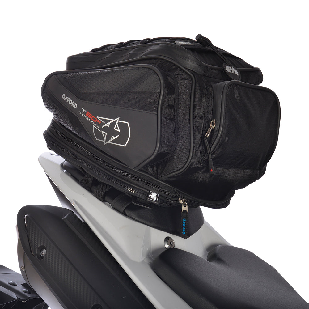 Oxford OL335 Lifetime Luggage T30R Motorcycle Motorbike Tailpack 30L Black