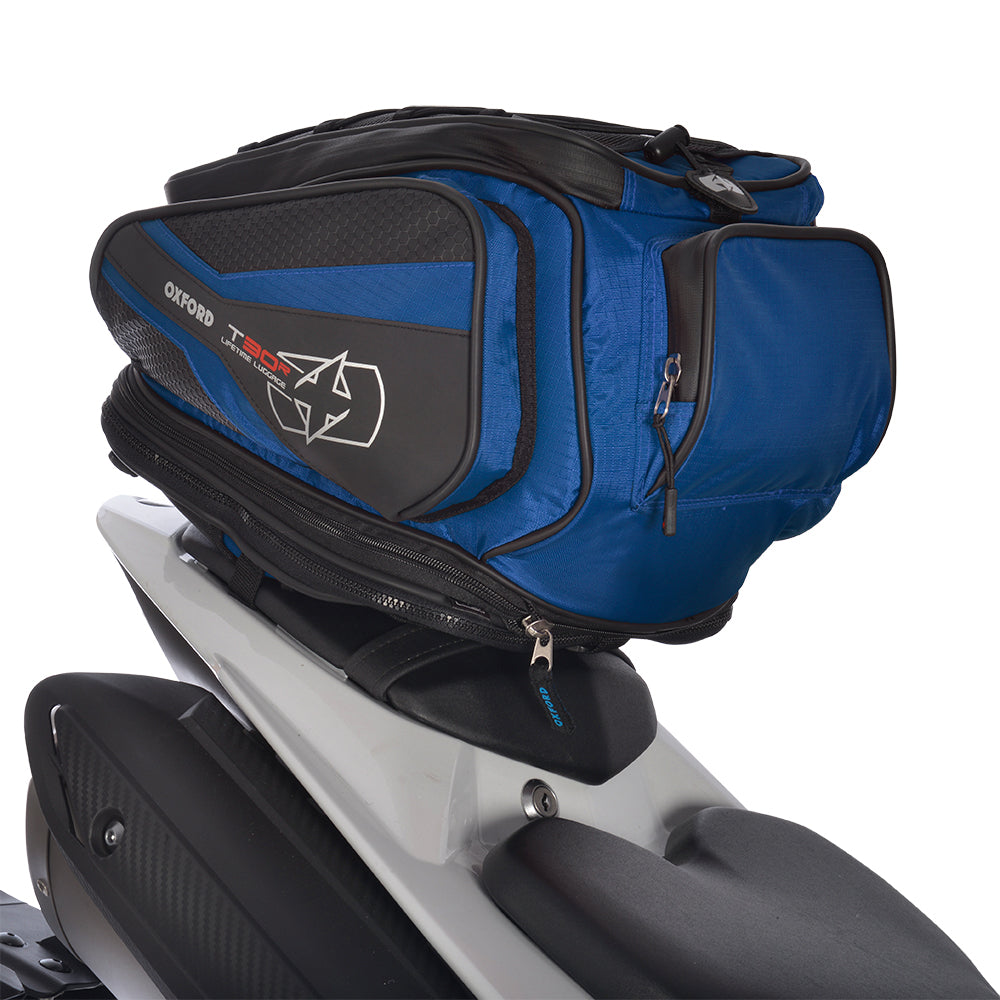Oxford OL337 Lifetime Luggage T30R Motorcycle Motorbike Tailpack 30L Blue