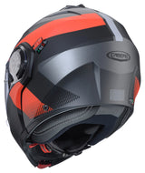 Caberg Duke Evo Indy Matt Gun Metal Fluo Red Black Motorcycle Helmet