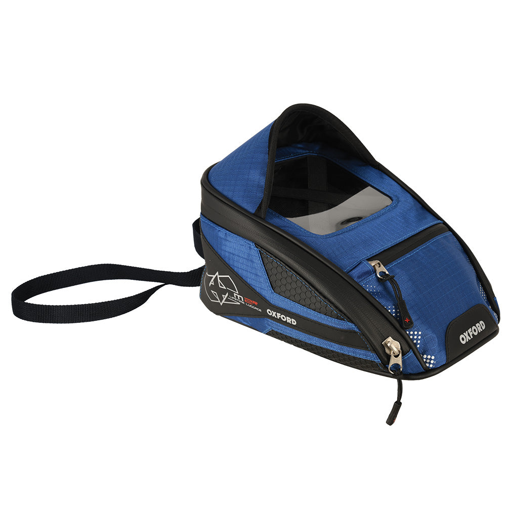 Oxford OL356 M2R Magnetic Motorcycle Motorbike Luggage Tank Bag 2L Blue