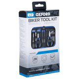 Oxford OX771 Motorcycle Biker Toolkit 28 Piece