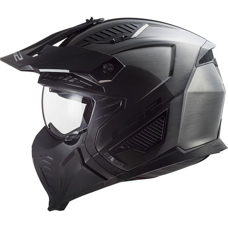 LS2 OF606 Drifter Jeans Titanium Motorcycle Helmet