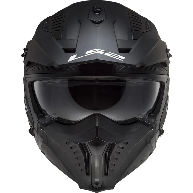 LS2 OF606 Drifter Matt Black Motorcycle Helmet