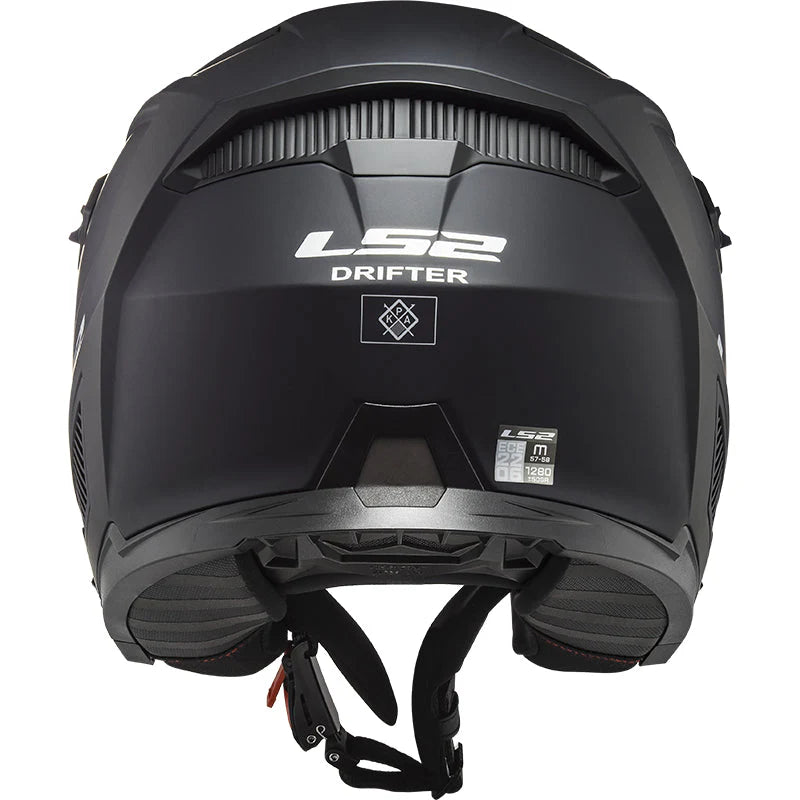 LS2 OF606 Drifter Matt Black Motorcycle Helmet