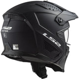LS2 OF606 Drifter Matt Black Motorcycle Helmet