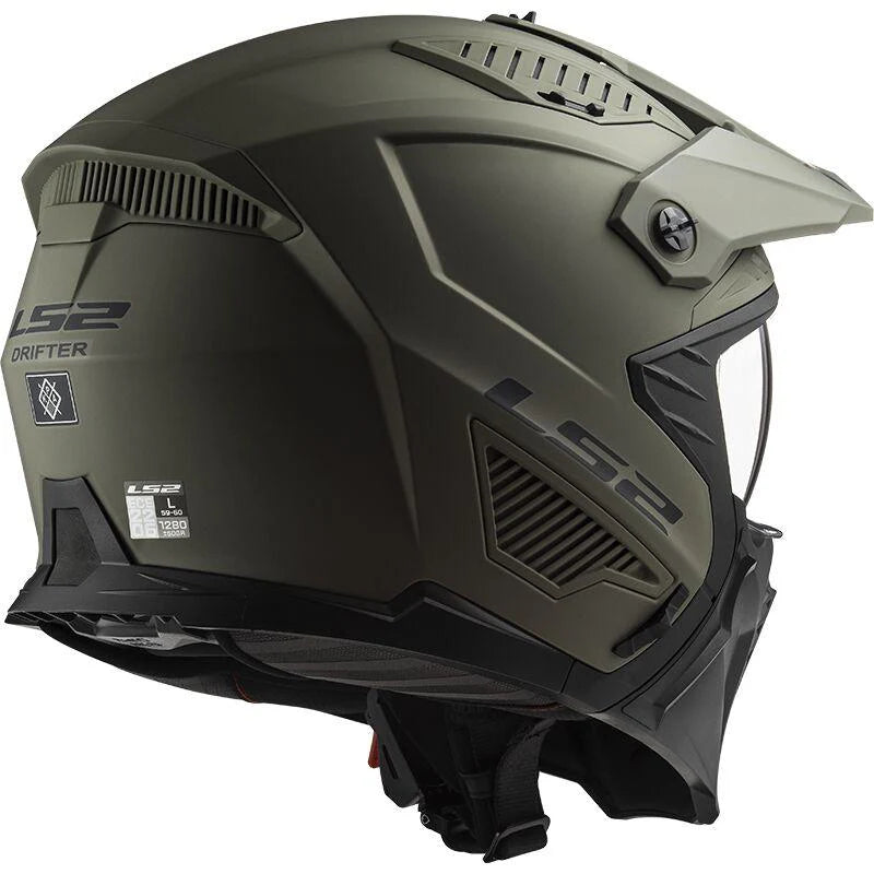LS2 OF606 Drifter Solid Matt Sand Motorcycle Helmet