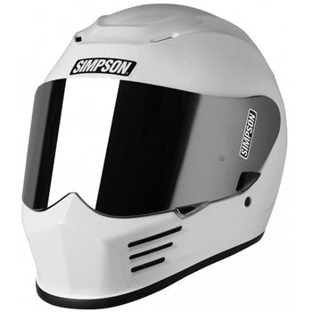 Simpson Speed Solid White Motorcycle Helmet (ECE-22.06)