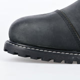 Oxford Hardy Motorcycle Ankle Boots Charcoal