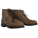 Oxford Hardy Motorcycle Ankle Boots Brown