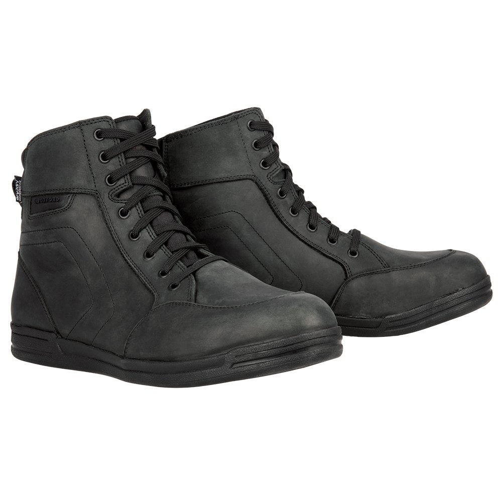 Oxford Kickback Motorcycle Boots Trainers Black