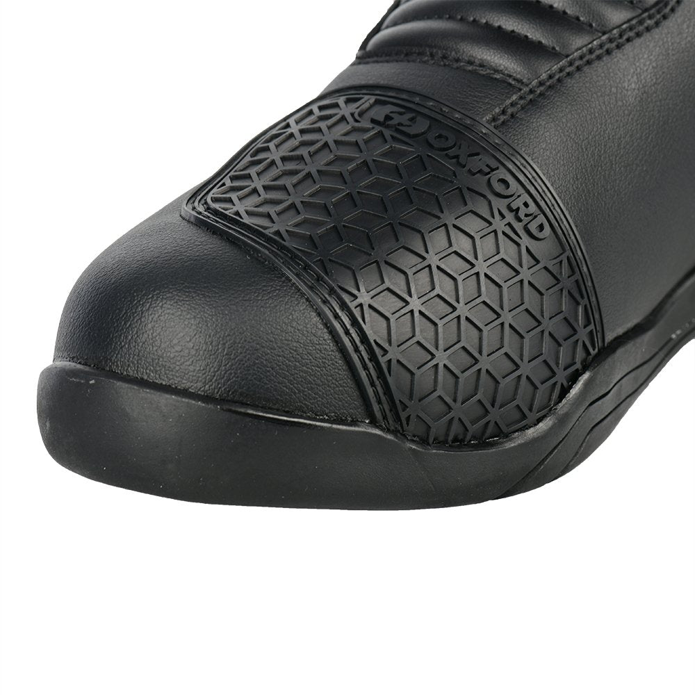 Womens Oxford Tracker 2.0 Motorcycle Boots Black