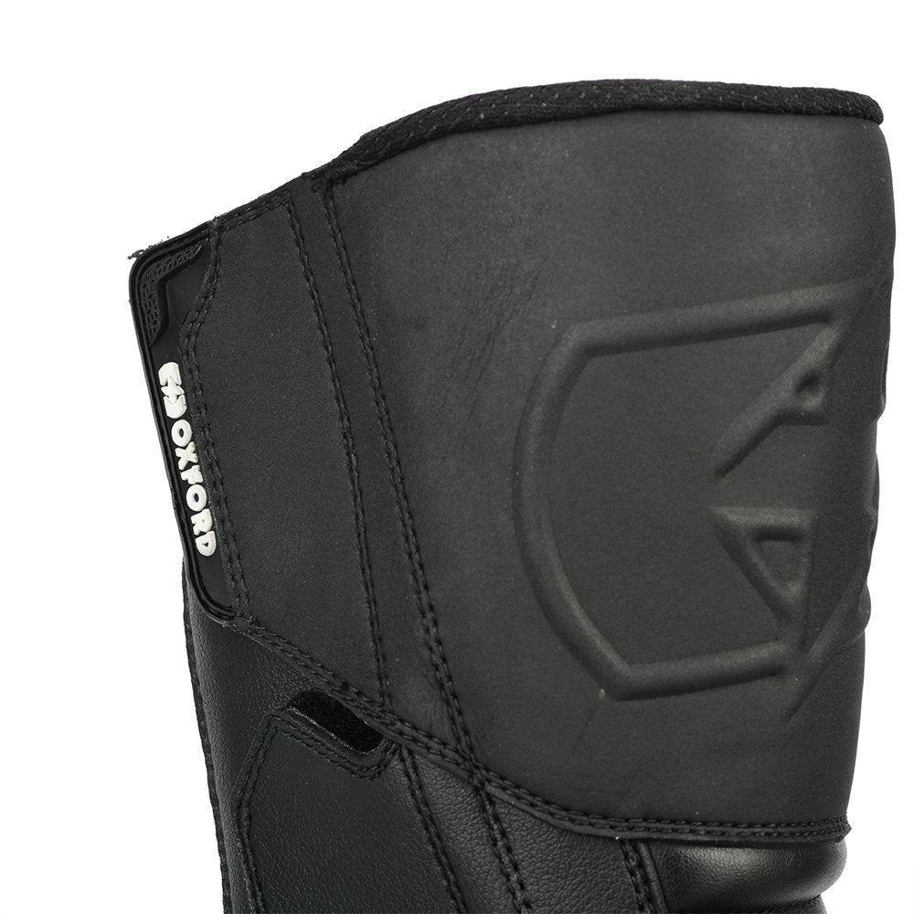 Womens Oxford Tracker 2.0 Motorcycle Boots Black