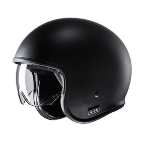 HJC V30 Matt Black Open Face Motorcycle Helmet