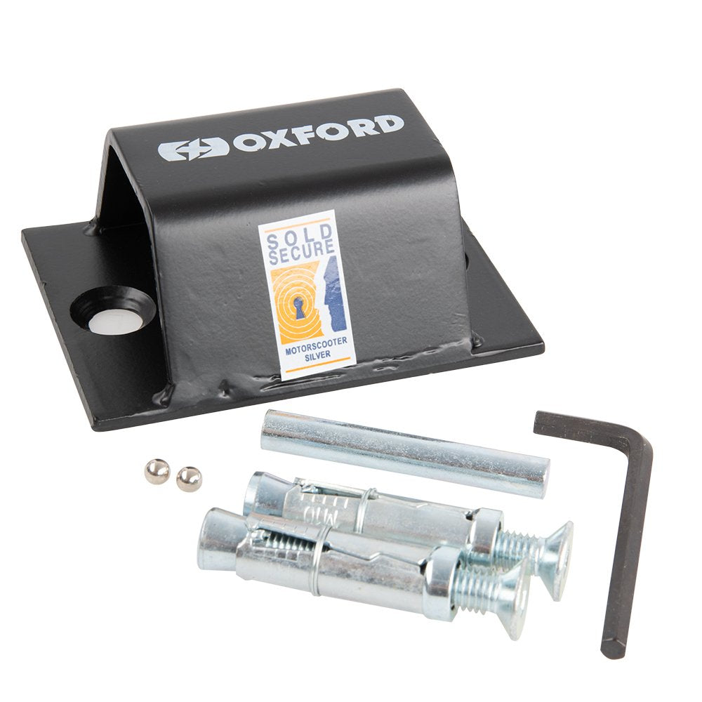 Oxford LK397 Brute Force Motorcycle Wall Ground Anchor Lock